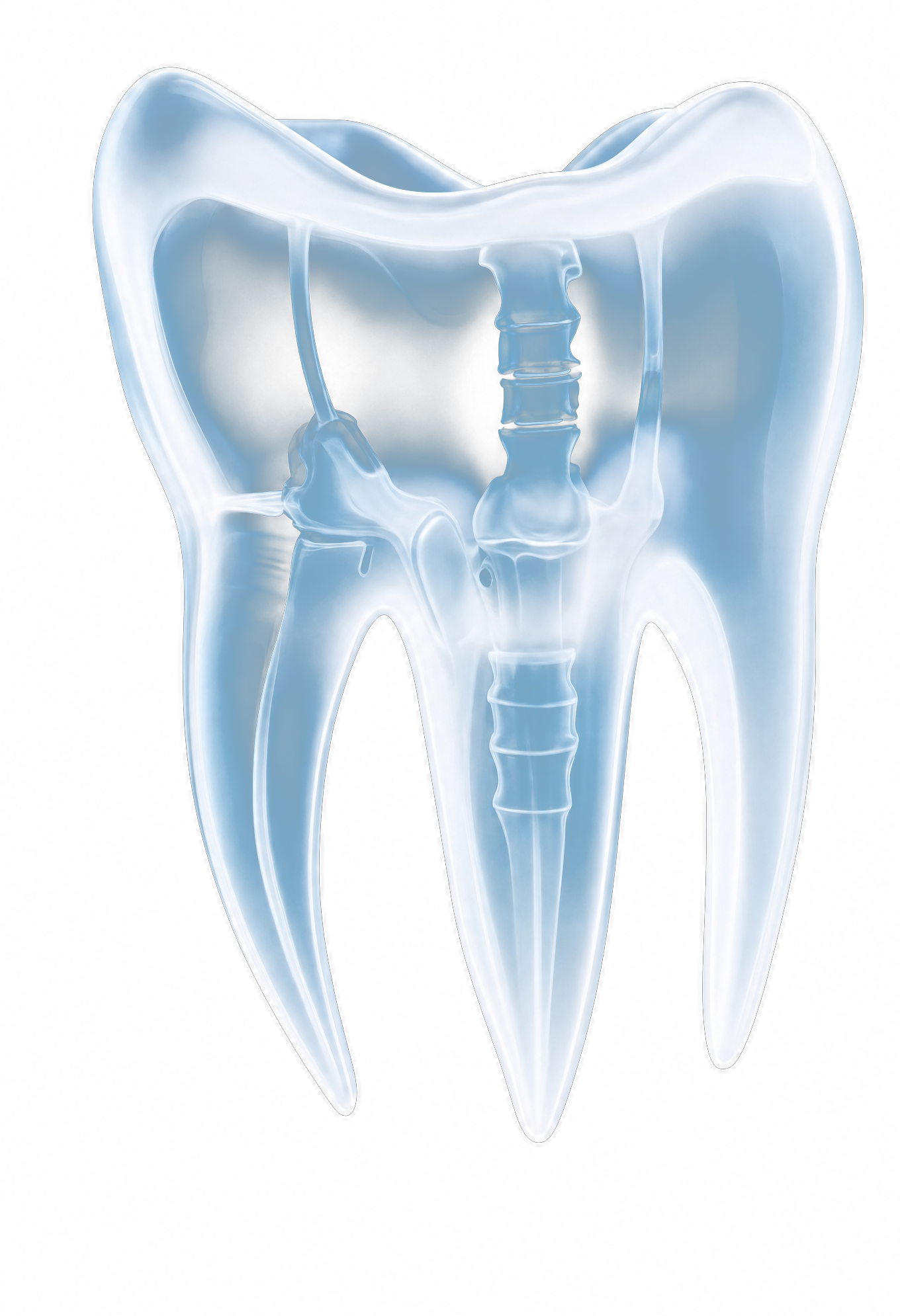 3D x-ray tooth — tap to talk to Zanzi